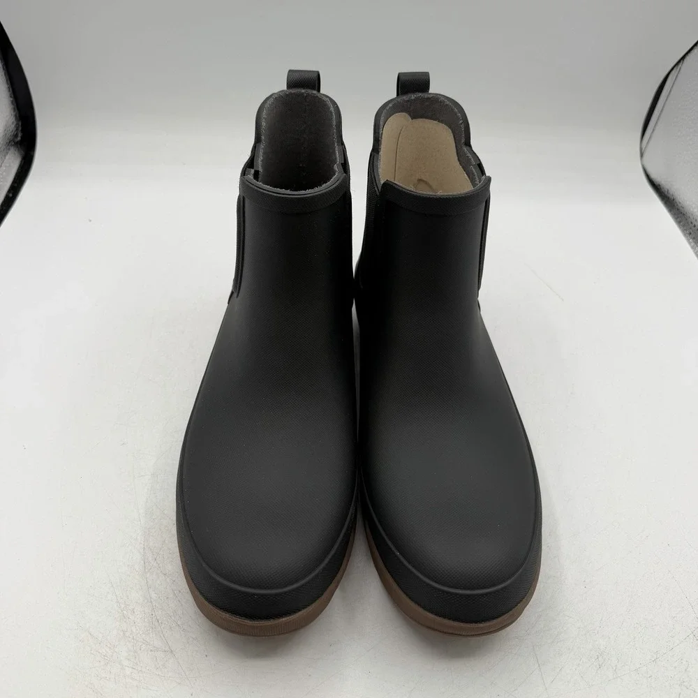 Bogs Amanda II Chelsea Boots Womens Sz 9 Black Waterproof Pull On 73480-001